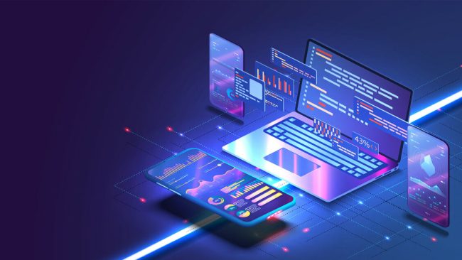 Software being developed for a business